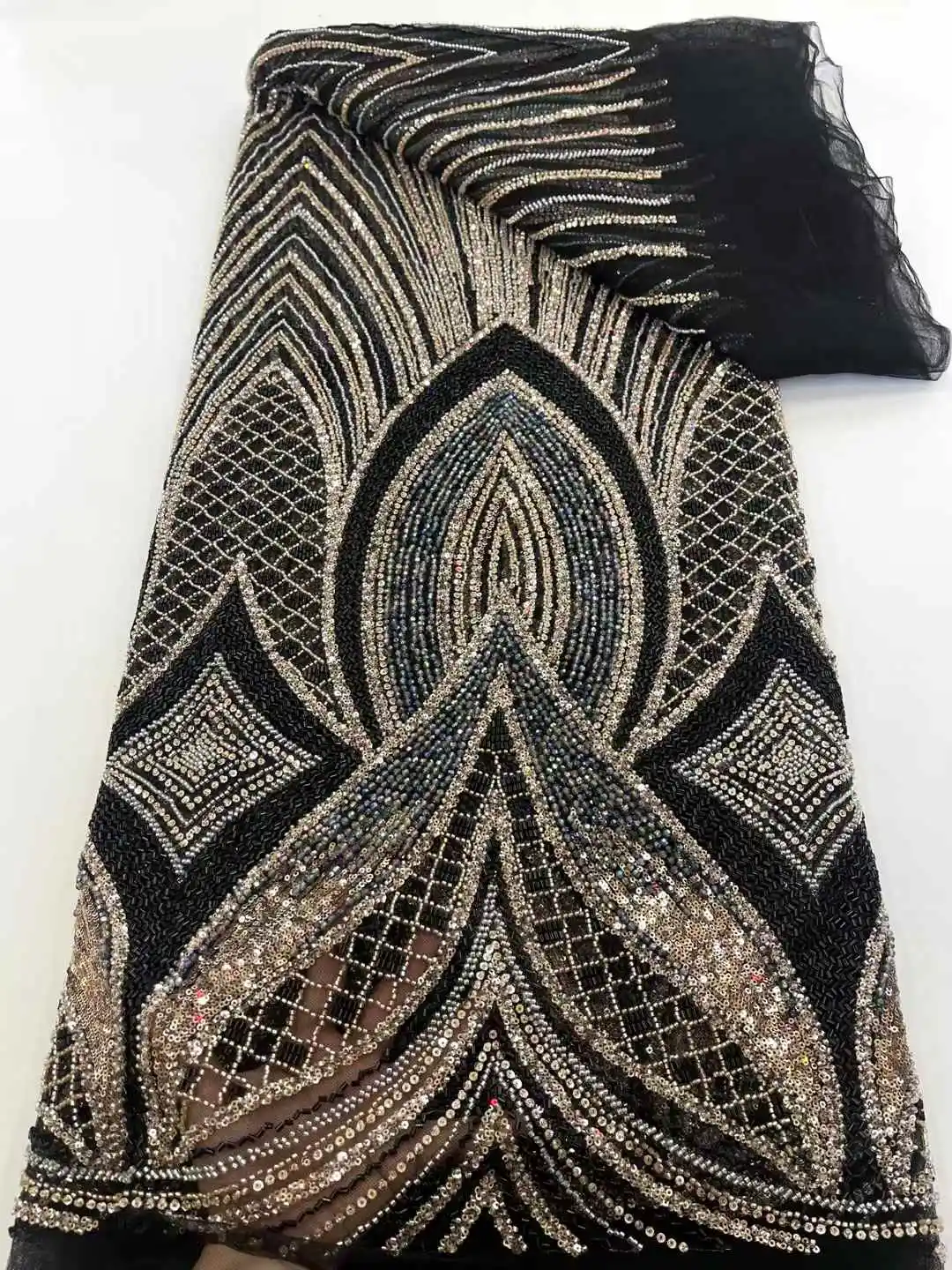 أفريقيا النيجيري مطرز الفرنسية شبكة الدانتيل مع الترتر جودة عالية 2025 التطريز الدانتيل الترتر الدانتيل لفساتين الزفاف النساء