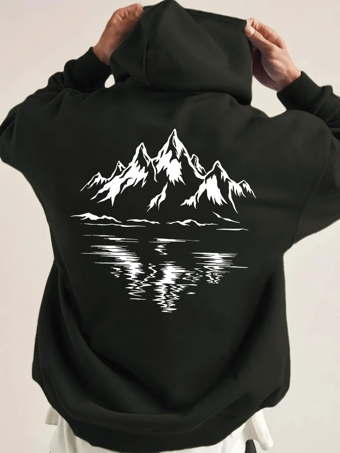 Felpa con cappuccio da uomo pe - Outdoor Sport Drawing recensione e prezzo