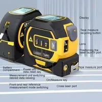 3 In 1 Laser Rangefinder 40 M / 60 M Distance Measurement With Backlit Display Rangefinder Scale Area / Distance Rechargeable