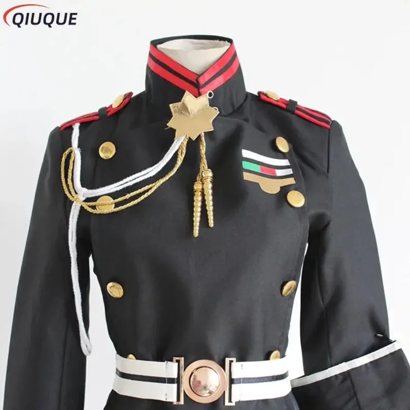 أنيمي سيراف نهاية زي تأثيري ، ملابس Guren Ichinose ، Owari no Seraph ، الزي العسكري ، أزياء الهالوين