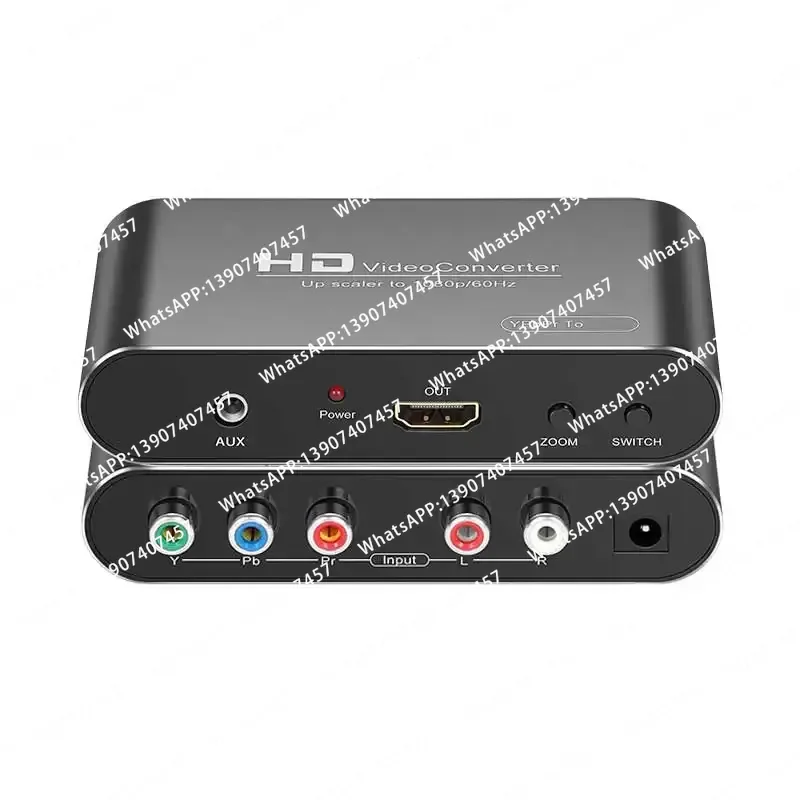 Color difference to hdmi converter ps2/wii/XBOX component ypbpr to hdmi audio synchronization high definition 1080p