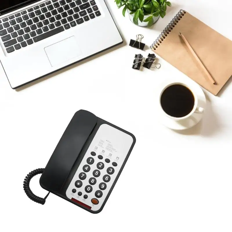 652F Large Button Phone for Seniors Corded Phone Noise Reduction Phone with Redial