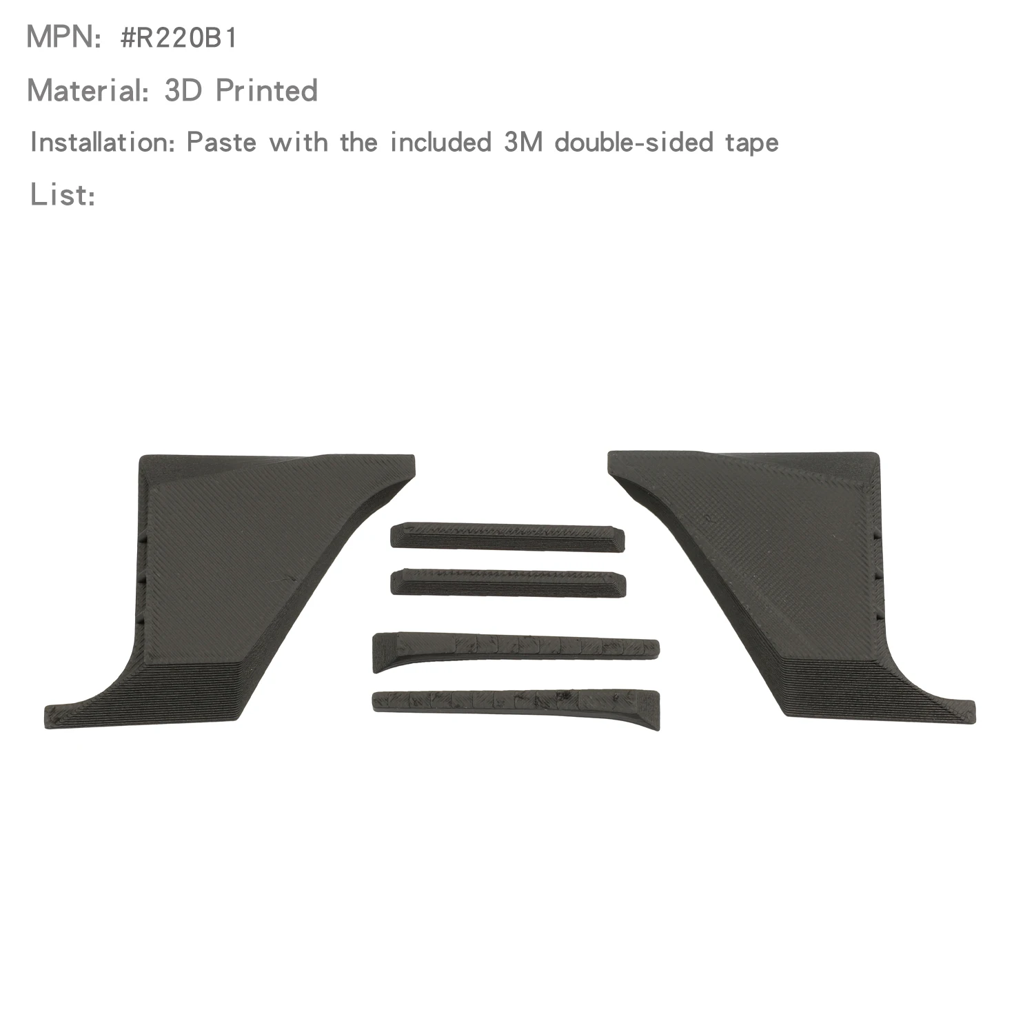 Remote controlled off-road vehicle 1/12 H12Y front door armor grille protective panel modification