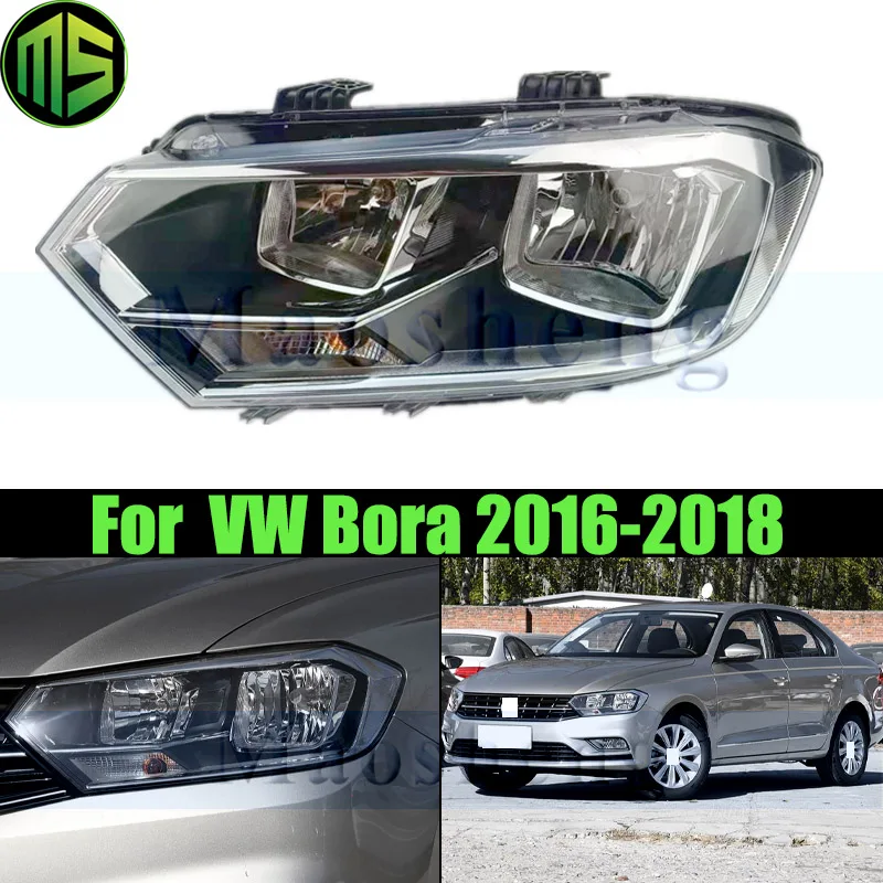 

Передняя галогенная фара Maosheng для VW Bora 2016-2018, фонарь головного света, передний указатель поворота