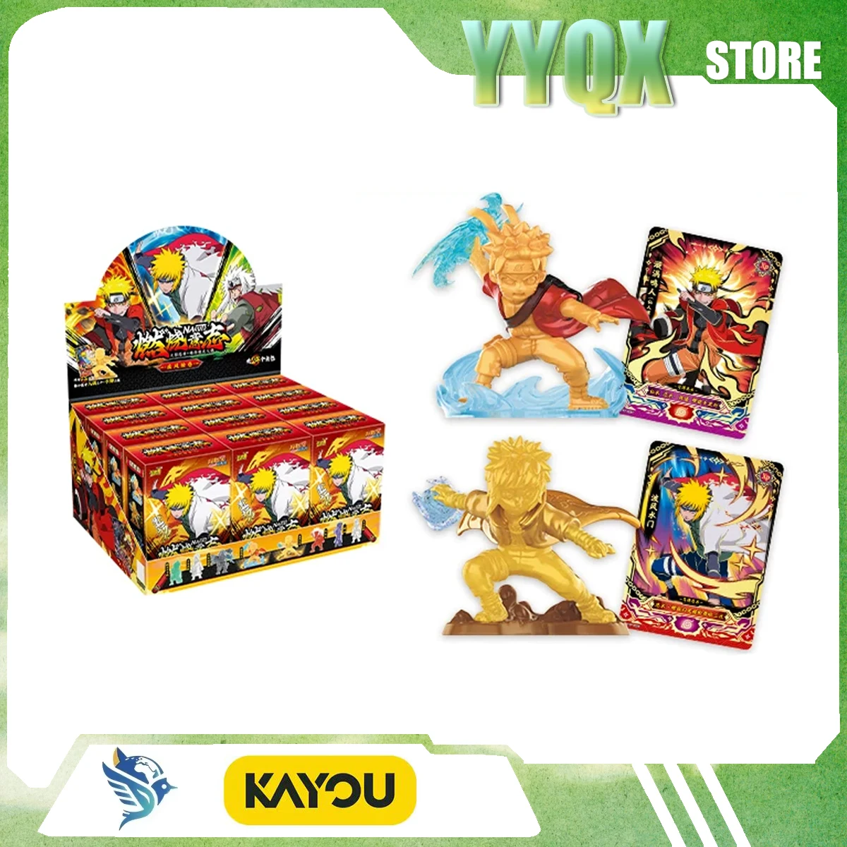KAYOU 2026 New NARUTO Naruto Uzumaki Toy Eraser Card Periphery Mini Cartoon Anime Gift Surprise Ornament Decoration Like Rare