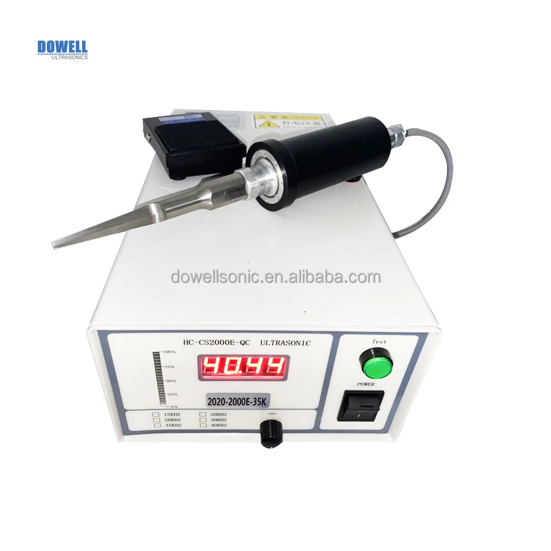 

DW-C40-600 Manual Handheld Pistol Ultrasonic Plastic Sheet Cutting Machine