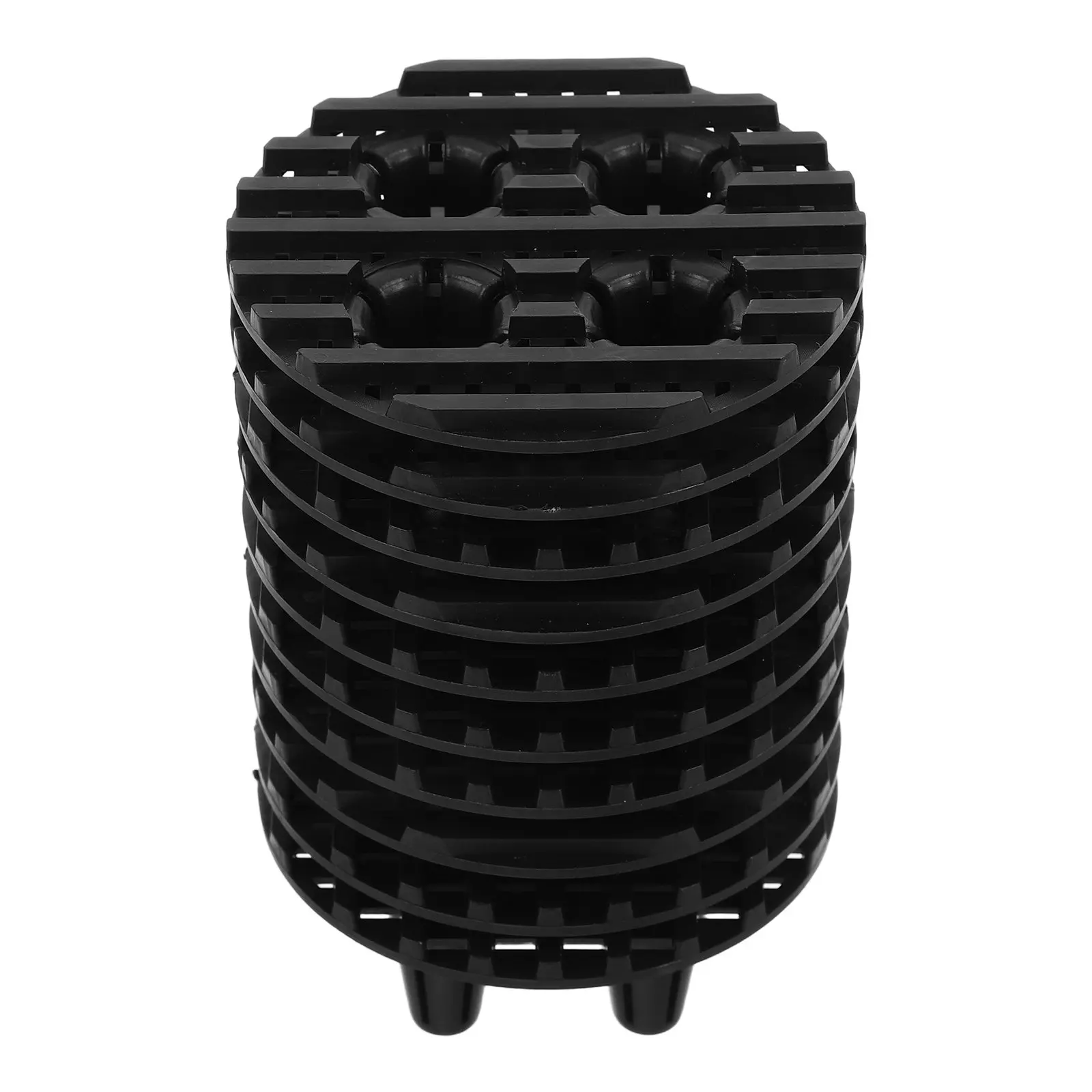 10Pcs Anti Rot Plant Level Pot Elevator 3 Inch Plastic Pot Riser Feet for Outdoor Indoor Plants Universal Fit Stable Drainage