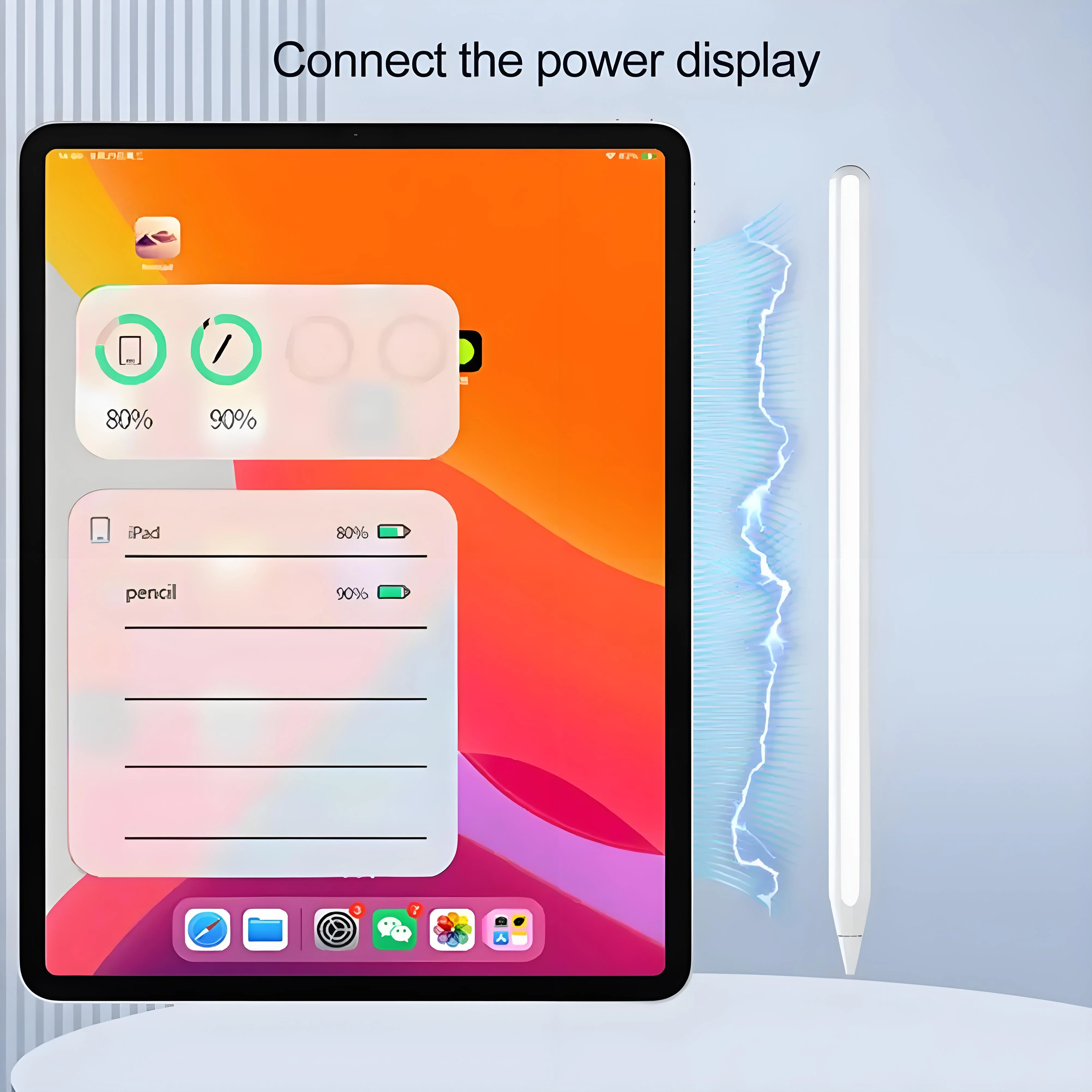 

Capacitive Stylus Tablet Touch Pencil Zero Lag Stylus Magnetic Charging Bluetooth-compatible Capacitor Pen for iPad 2018-2024