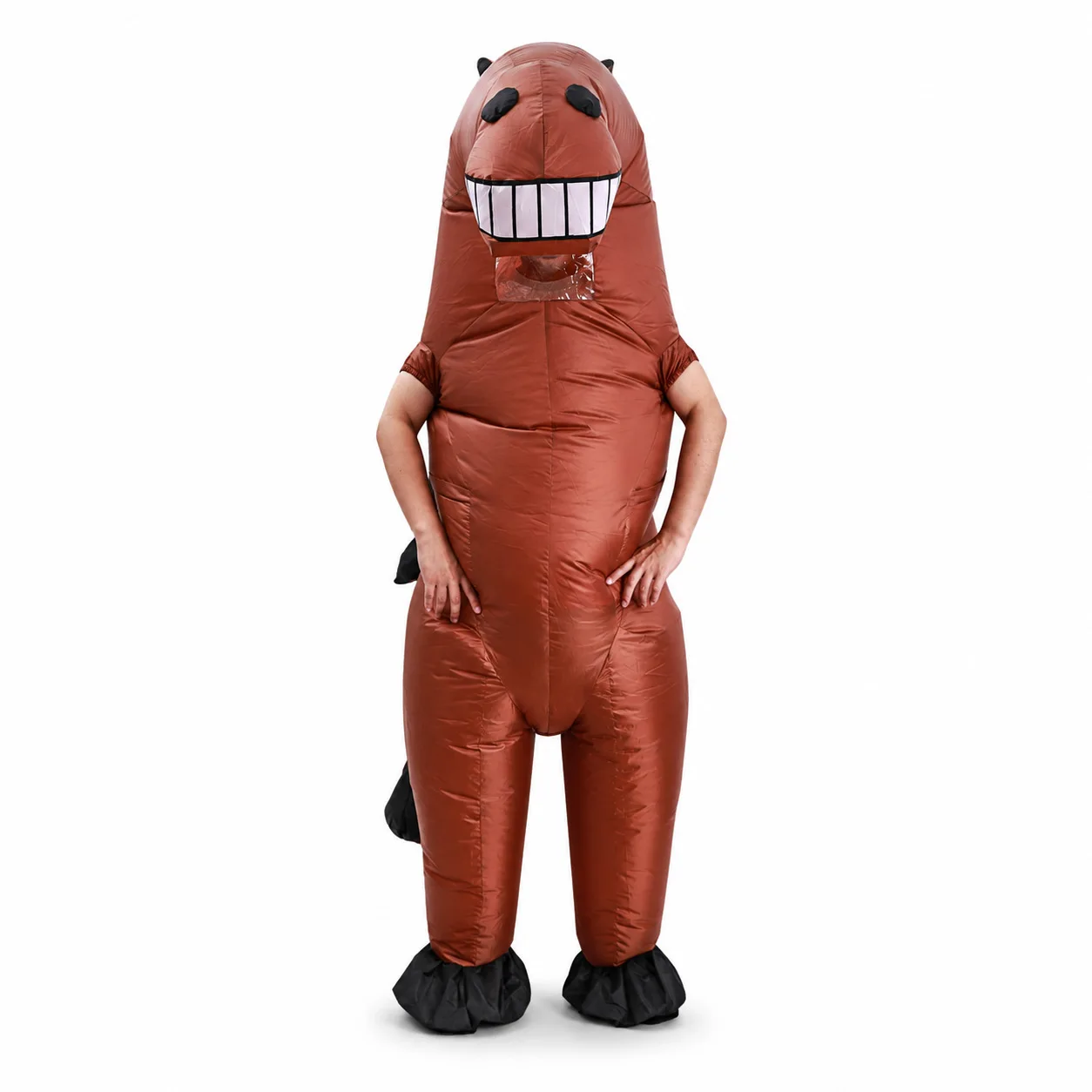 The Horse Inflatable Costumes Cartoon Animal Blow Up Clothes Halloween Party Cosplay Costume Funny Performance Props view 3