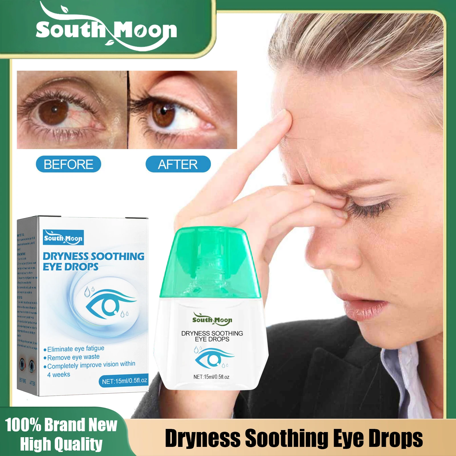 

Dryness Soothing Eye Drops Reduce Eyeball Fatigue Relieve Dry Itching Red Eyes Improve Blurred Vision Eyes Health Care Liquid