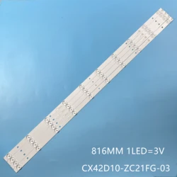 LED 백라이트 스트립, V420HJ2-P01 DEXP F42C7000E DOFFLER 42CF19-T2 CX42D10-ZC21FG-03 CX416M03 CX420DLEDM LE-4219H, 10LED