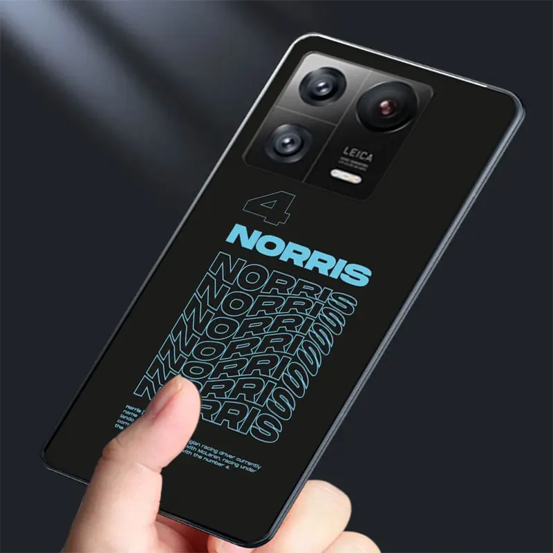 F1 F-Formula 1 Number Clear Luxury For Xiaomi Poco X7 Pro Mi 14 13 12 12T Pro 11 11T 11i 10 10T 9 8 Lite 6X 5X A3 CC9E A2 A1 Pho image 3