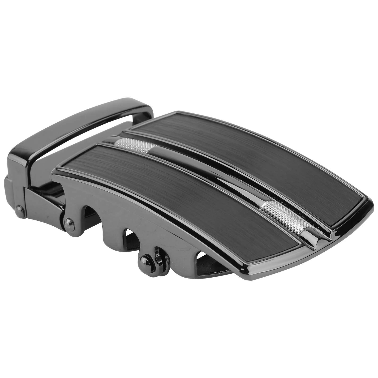 Gesper Sabuk Paduan Seng untuk Pria Pengikat Otomatis Tali Pinggang Tahan Lama Aksesori Bisnis Cocok untuk Celana Jeans dan Gaun