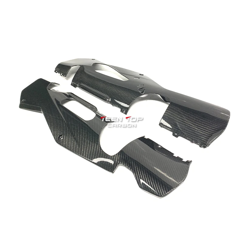 Motorcycle Accessories 100% Carbon Fiber Belly Pan Lower Side Fairings For Aprilia RSV4 Tuono V4 2021 RSV4 Carbon Fiber Parts