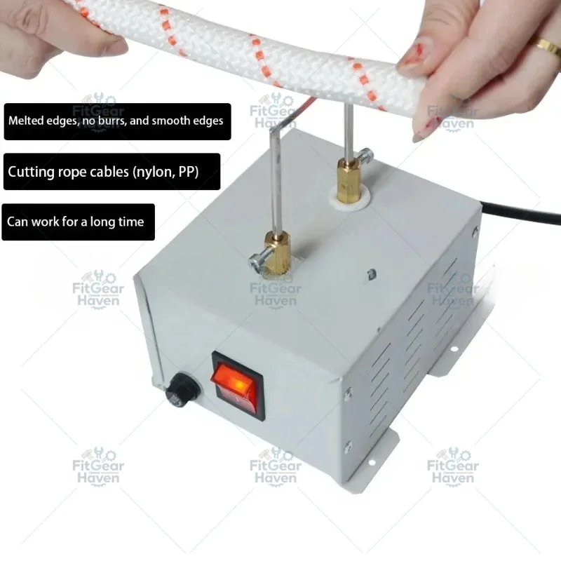 New Mini Hot Cutting Machine Manual Electric Heating Cutter For Ribbon Lace Braided Belts 220V Satin Cutting Machine