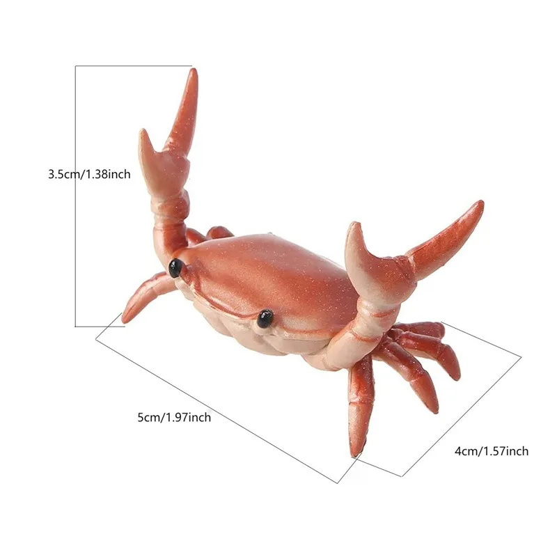 Easy to Hold Useful Weightlifting Crab Pen Holder Bright Color Crab Pen Holder Simulation for Students