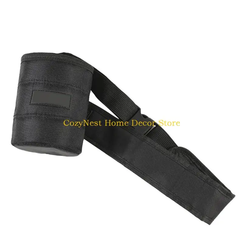 92MF Oxford Cloth Tighten Tool Cylinder Screw Storage Bag with Multiple Compartment for Nails Hardware Electrician