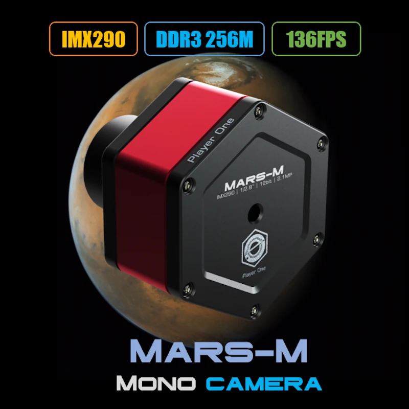 Player One Mars-M USB3.0 Mono Camera IMX290 Astronomical Photography