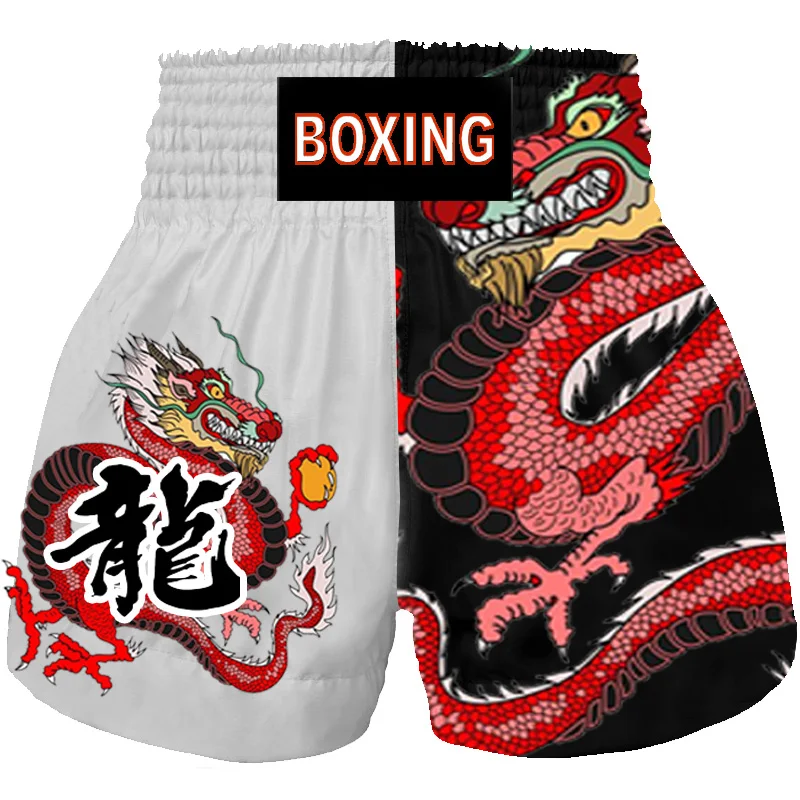 Men\'s and women Boxing Pants MMA Fighting Muay Thai Shorts Boxeo Boxer Training Sports High Quality Kick Boxing Fitness Athletic