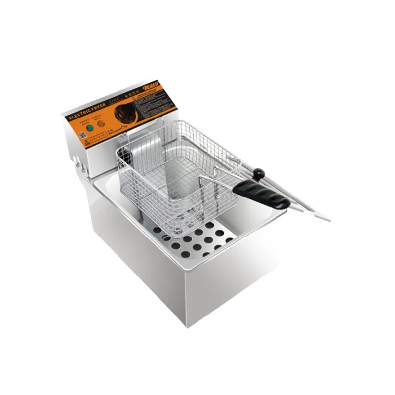 

Настройка новой электрической коммерческой фритюрницы для ресторана, дома, отеля и магазина еды, оборудование для общественного питания