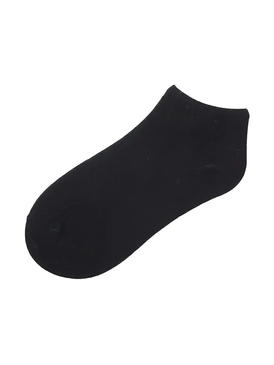 10 Pairs Men\'s Polyester Boat Socks New Style Black White Grey Business Men Stockings Soft Breathable Summer for Male