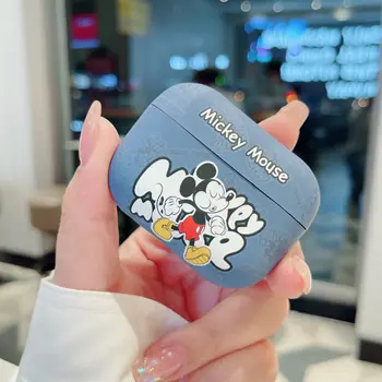 Disney Tecknad Musse Pigg Mjukt Silikon Hörlursfodral för Airpods 1 2 3 4 Pro 2 3 4 Skyddsfodral 10 best sales Mickey airpods - №6