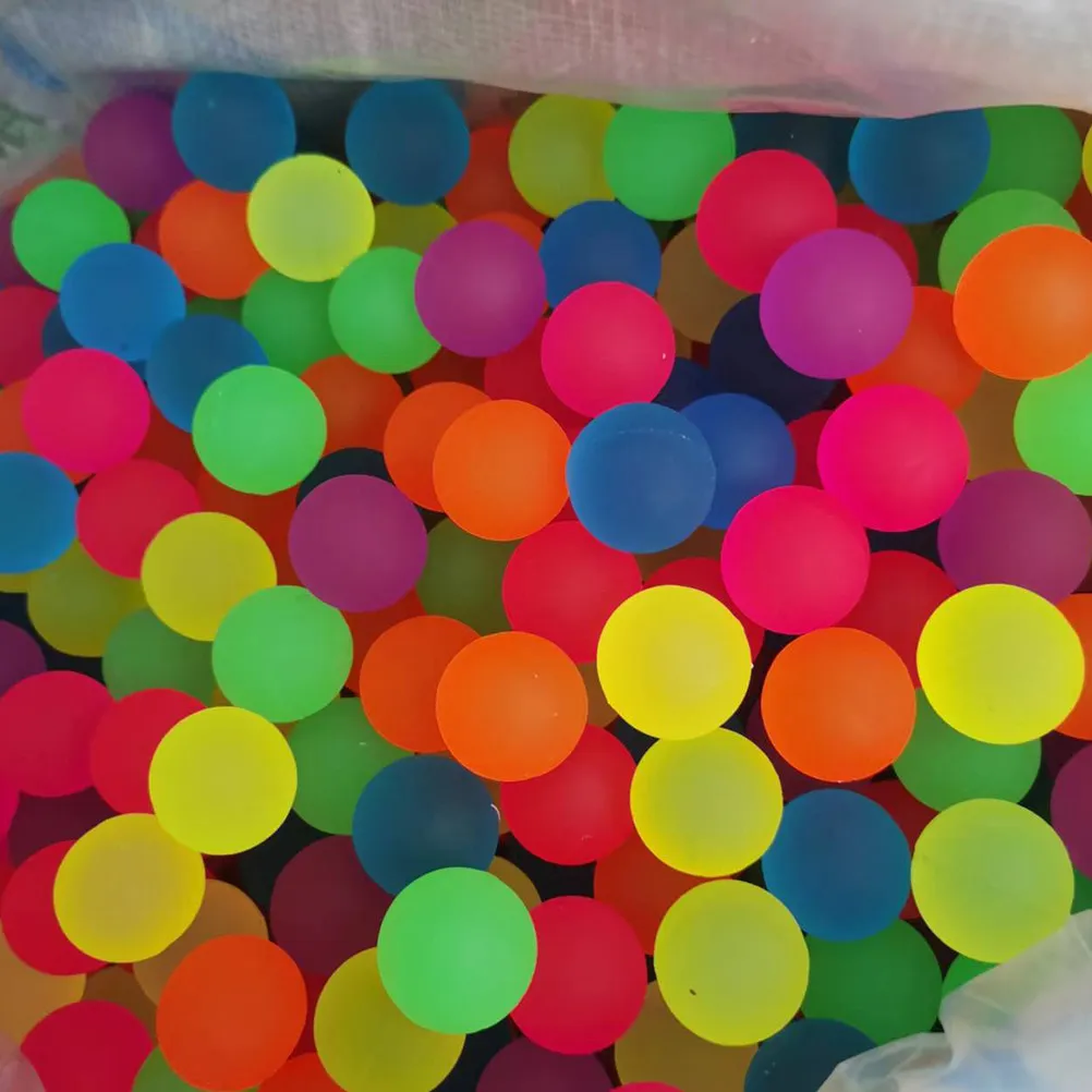 

24Pcs Glowing Bouncy Balls Bright Colored Luminous Rubber Bounce Balls for Stress Relief Portable Party Favors Christmas