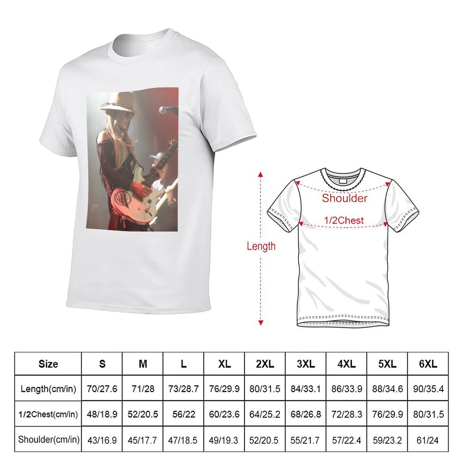 Orianthi - Six-String Queen T-Shirt vintage t shirts summer 2026 big and tall t shirts for men