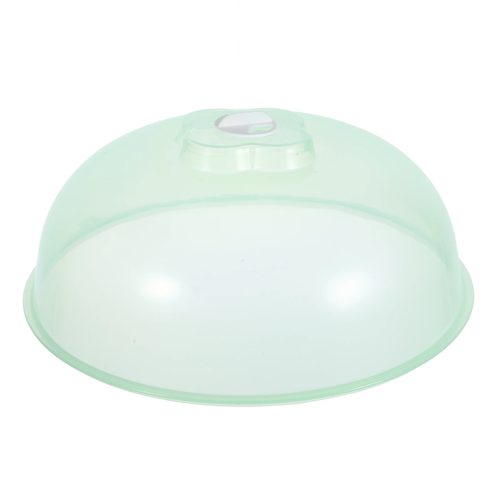 

Microwave Splatter Cover Large Green Reusable Plastic Food Covers Kitchen Supply Oven Ventilated Easy Clean PP Material