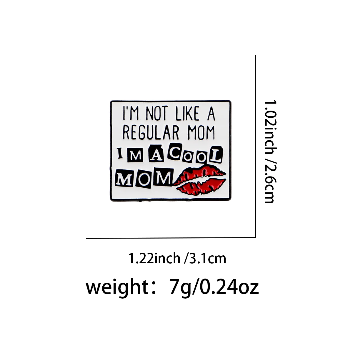 I AM NO MAN Zitate Anstecknadeln für Rucksack Damen Emaille Pin Herren Broschen für Kleidung Aktentasche Abzeichen Pins Accessoires Schmuck