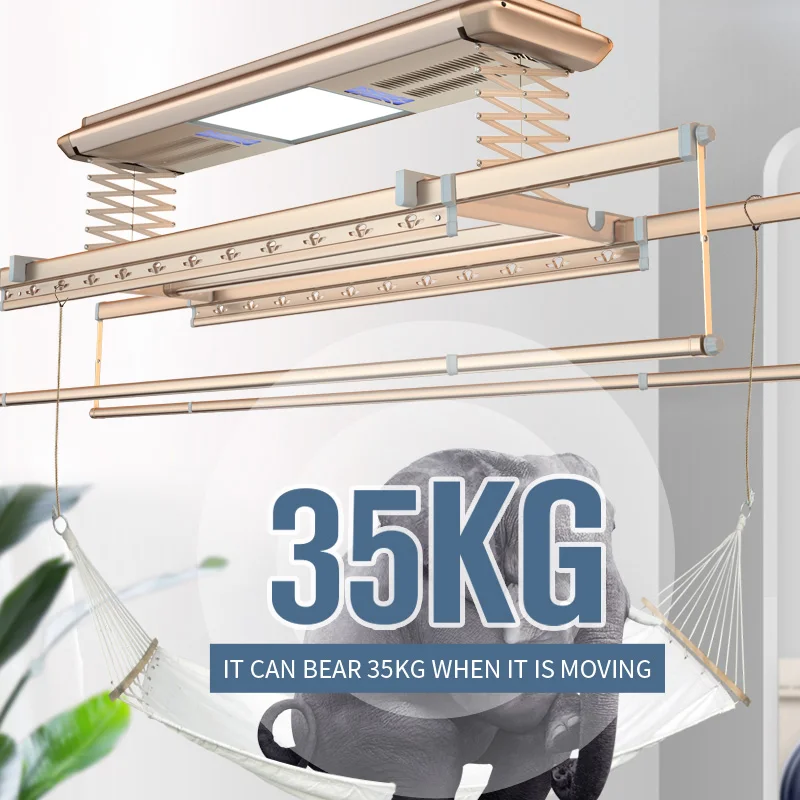 Smart Hanger Electric Ceiling Clothes Drying Rack Laundry Hangers Automatic Clothes Rack