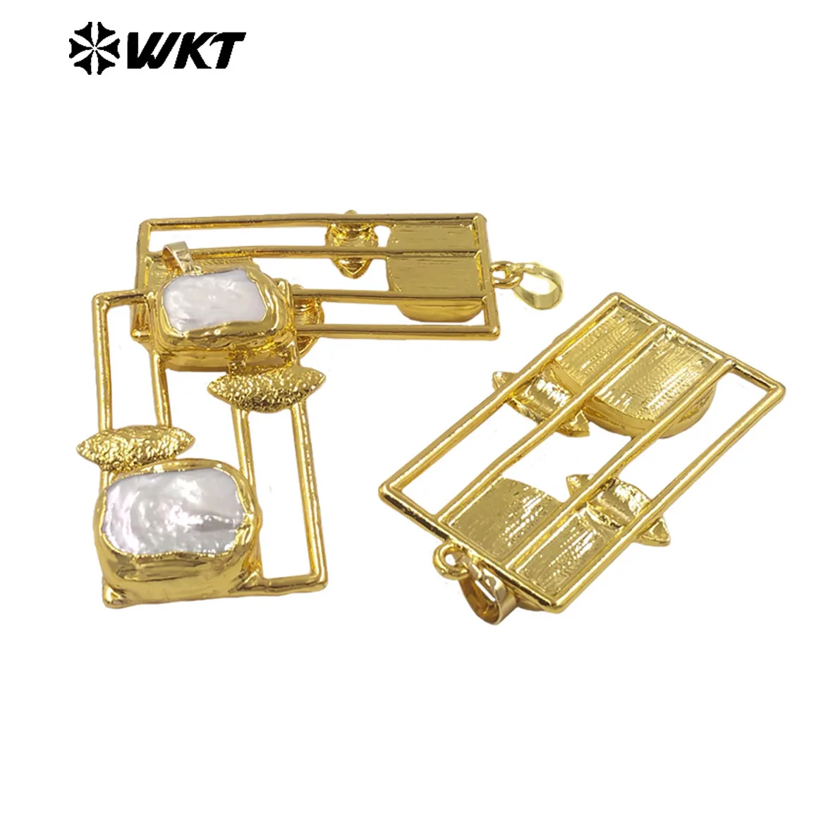 wt-jp434-meraviglioso-ciondolo-rettangolare-in-oro-placcato-con-doppie-perle-d'acqua-dolce-naturali-per-gioielli-di-moda-fatti-a-mano