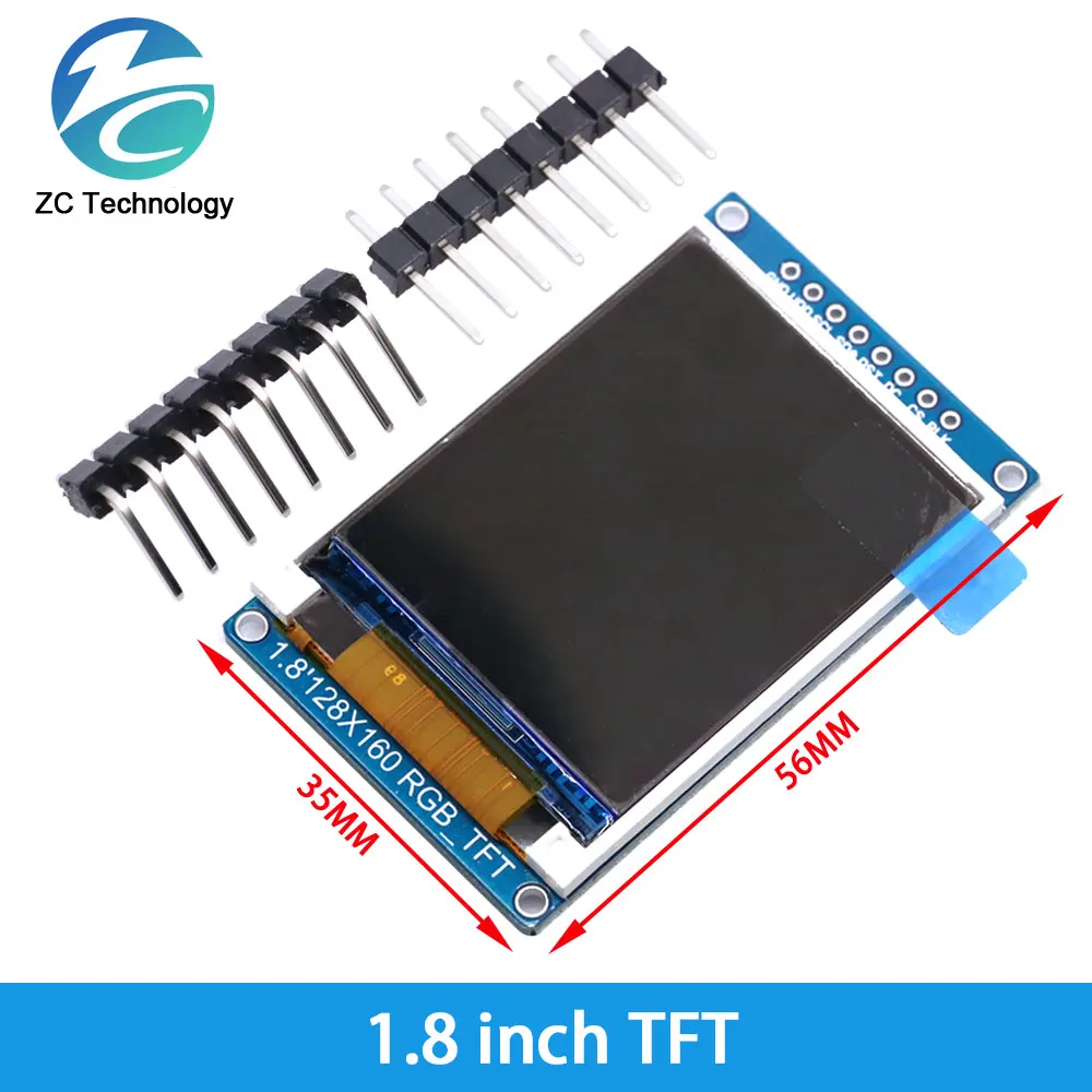 Display 0.96 1.3 1.44 1.8 inch IPS 7P SPI HD 65K Full Color LCD Module ST7735 / ST7789 Drive IC 80*160 240*240 (Not OLED)