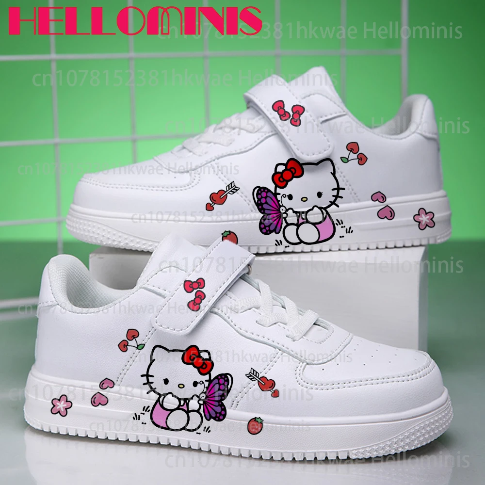 Hello kitty girls Shoes sneakers for children Student Casual basketball woman shoes Kid Sneakers Running Fashion Sports Shoes