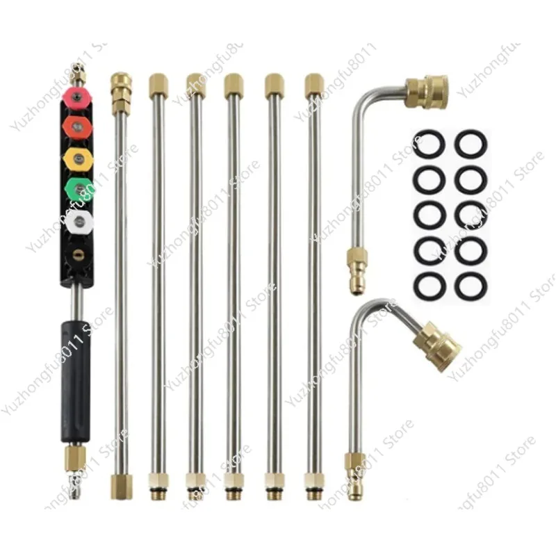 Pressure Washer Extension Rod Power Washer Gutter Cleaning Tool Telescoping Replacement Gun Window Cleaning Nozzles 9 Pack