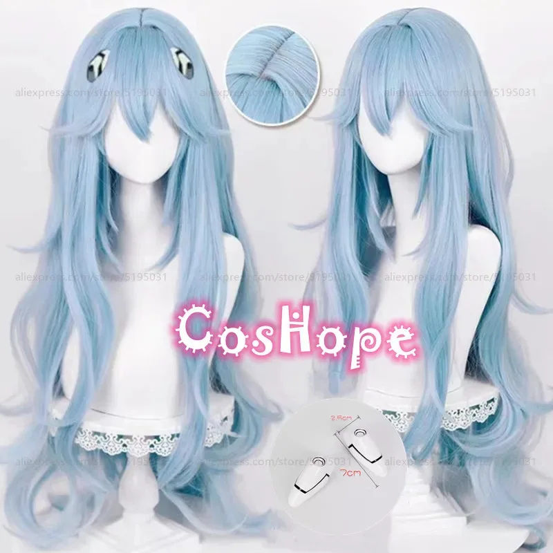 Peluca de Cosplay Rei Ayanami para mujer, peluca corta azul claro de 30cm, pelucas de Cosplay de Anime, pelucas sintéticas resistentes al calor