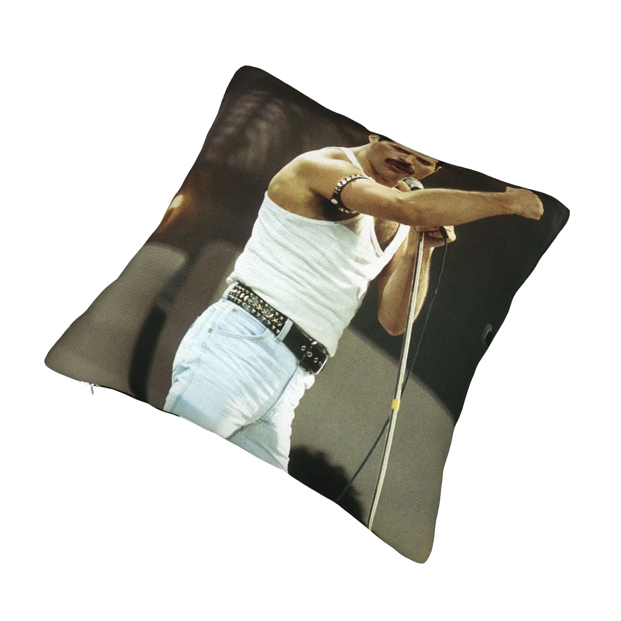 Nordic Freddie Mercury Sofa Cushion Cover Polyester  Pillow Case Home Decorative