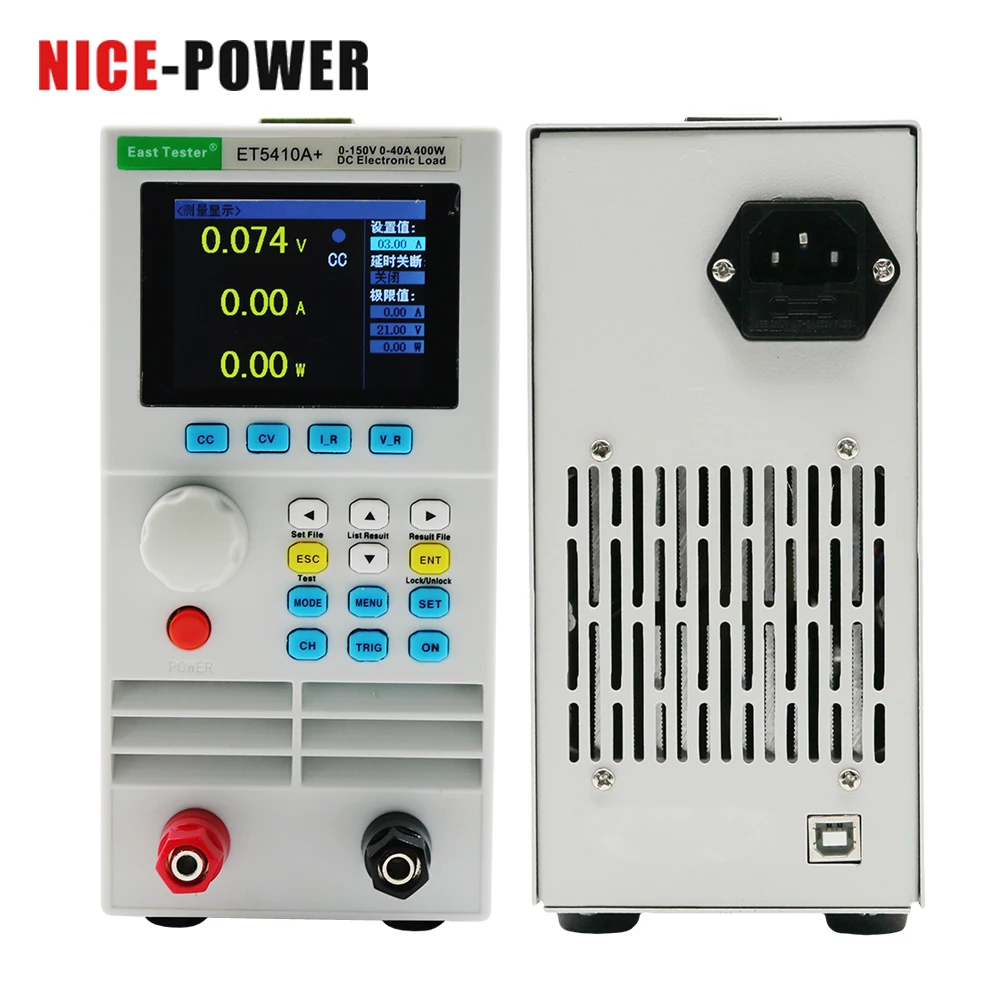 ET5410A+ Professional Programmable Digital DC Electronic Battery Tester Load Meter Electrical Load 150V 40A/15A 400W  ET5420A+