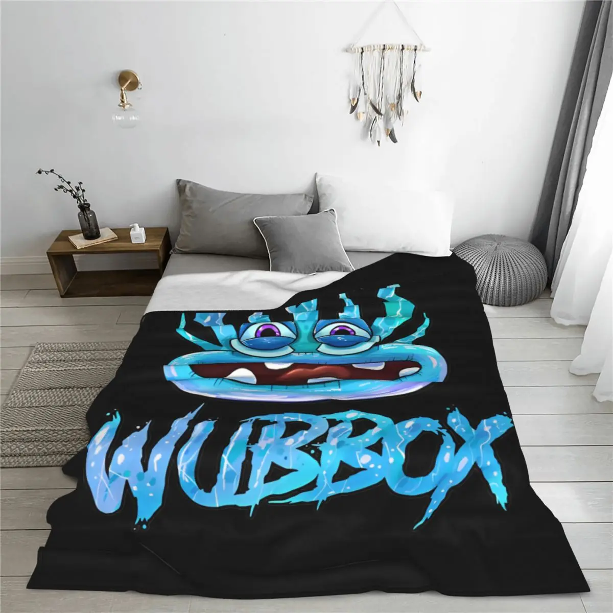 Wubbox My Singing Monsters Blanket Fleece All Season Multifunction Ultra-Soft Throw Blankets for Home Couch Plush Thin Quilt