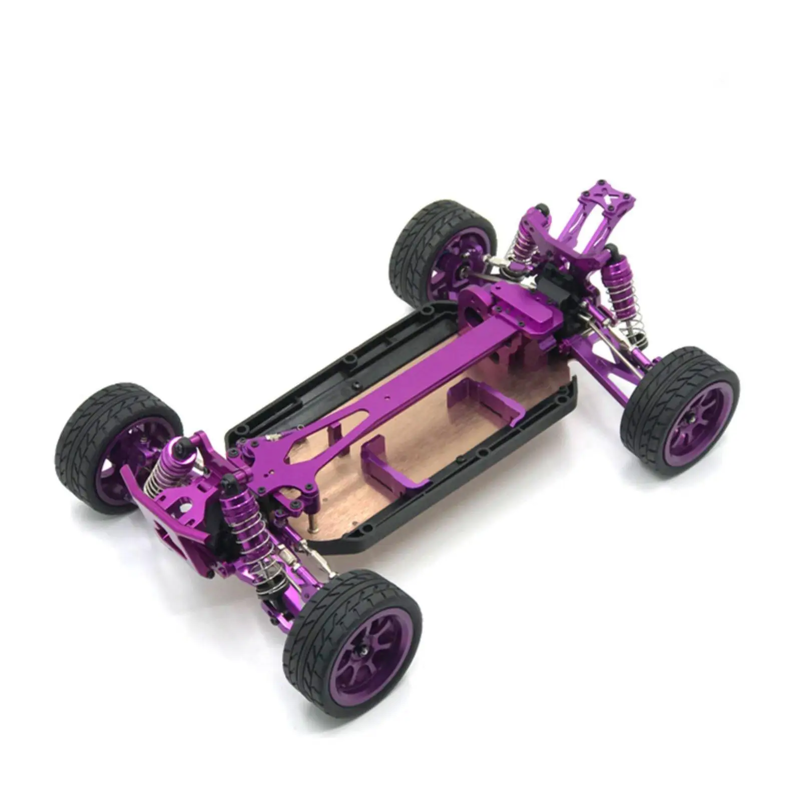 Metal RC Car Upgrade Frame Sturdy Structure 1/12 Scale Assembled Chassis Kit