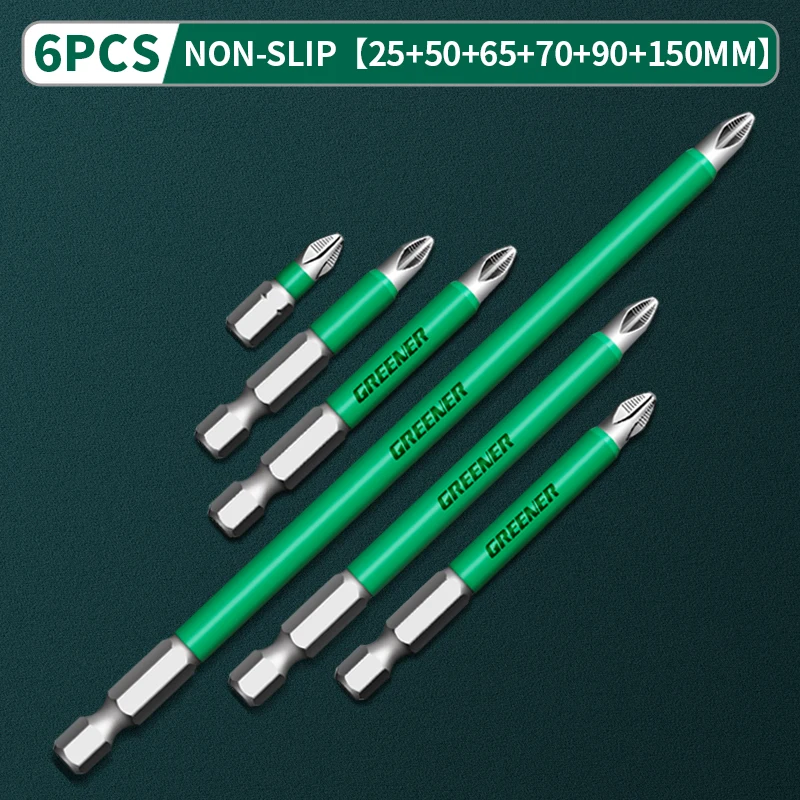 25/50/65/70/90/150mm Electric Precision Screwdriver Set PH2 Anti Slip Magnetic Batch Head Cross High Hardness Hand Drill Bit