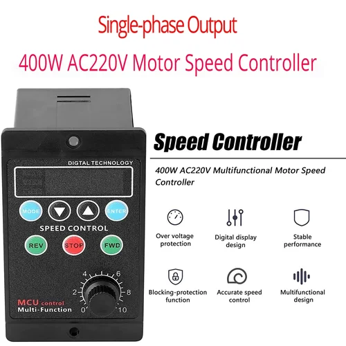 AC 220 V Motordrehzahlregler, Vorw 2017.ts-/Rückw 2017.ts-Elektromotordrehzahlregler, Motorsteuerung mit variabler Drehzahl