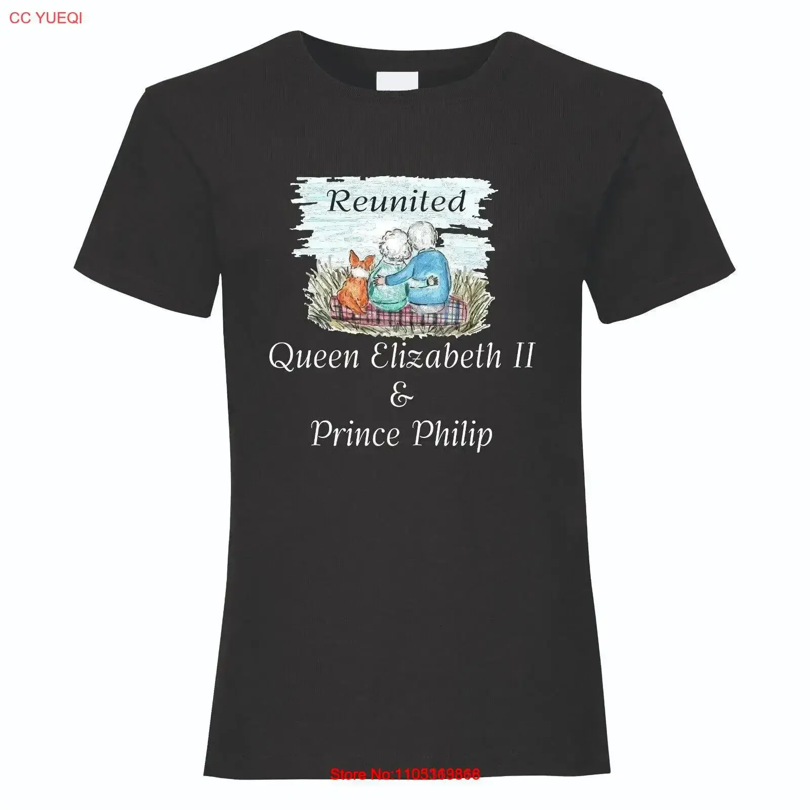 T-shirt noir réunité de la reine Elizabeth II, RIP 1926 2022, graphique délavé vintage de votre majesté, confortable, doux et légèrement