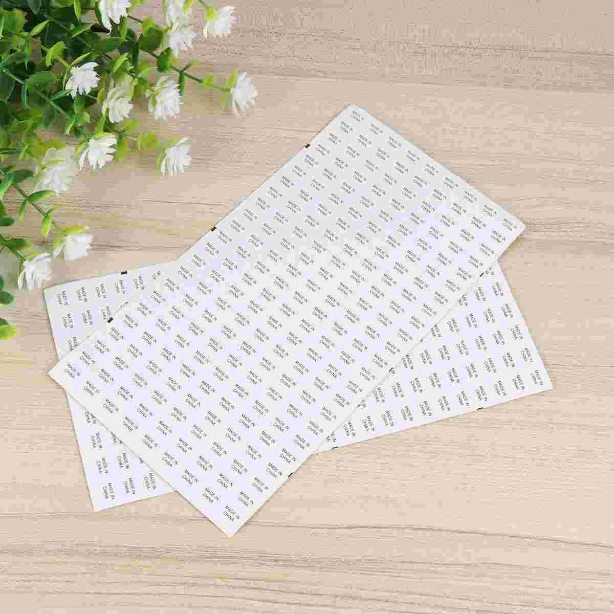 

14440 Pcs Transparent Stickers Waterproof Labels China Imported Self Adhesive Package