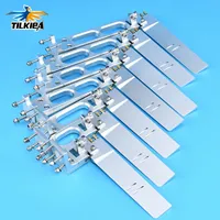 Rc Boat Aluminum Rudder L/T Type Holder Boat Rudder Many Options Rudders Sheet Depth 160/180mm With Water Dual/Single Pickup