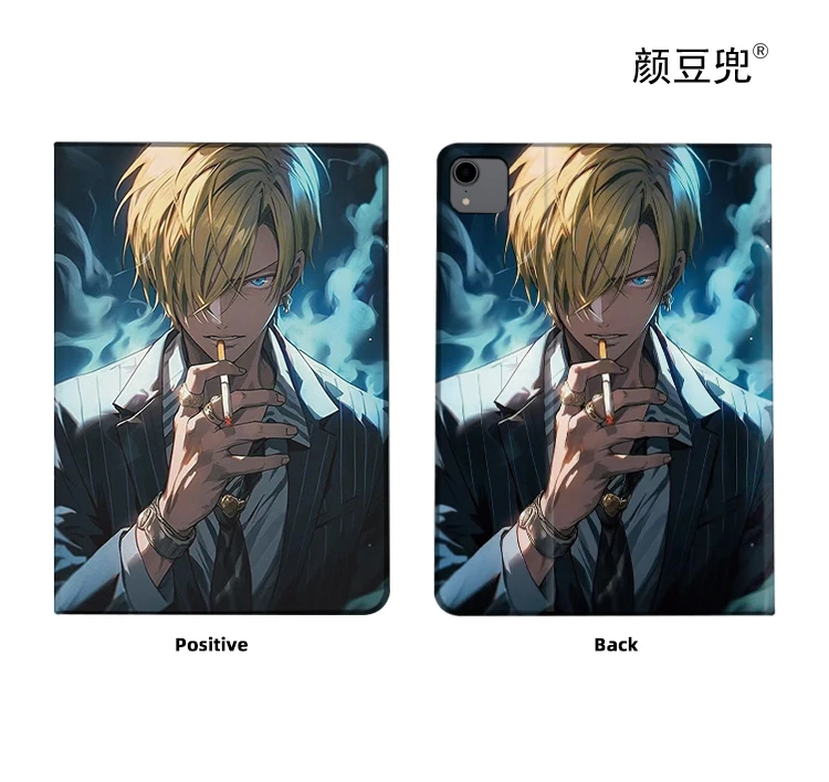 ONE PI Anime Sanji サンジ Case For iPad Air 3 4 5 10.9 Mini 4 5 6 Case Luxury Silicone For Pro 12.9 11 iPad 10th Protective Shell