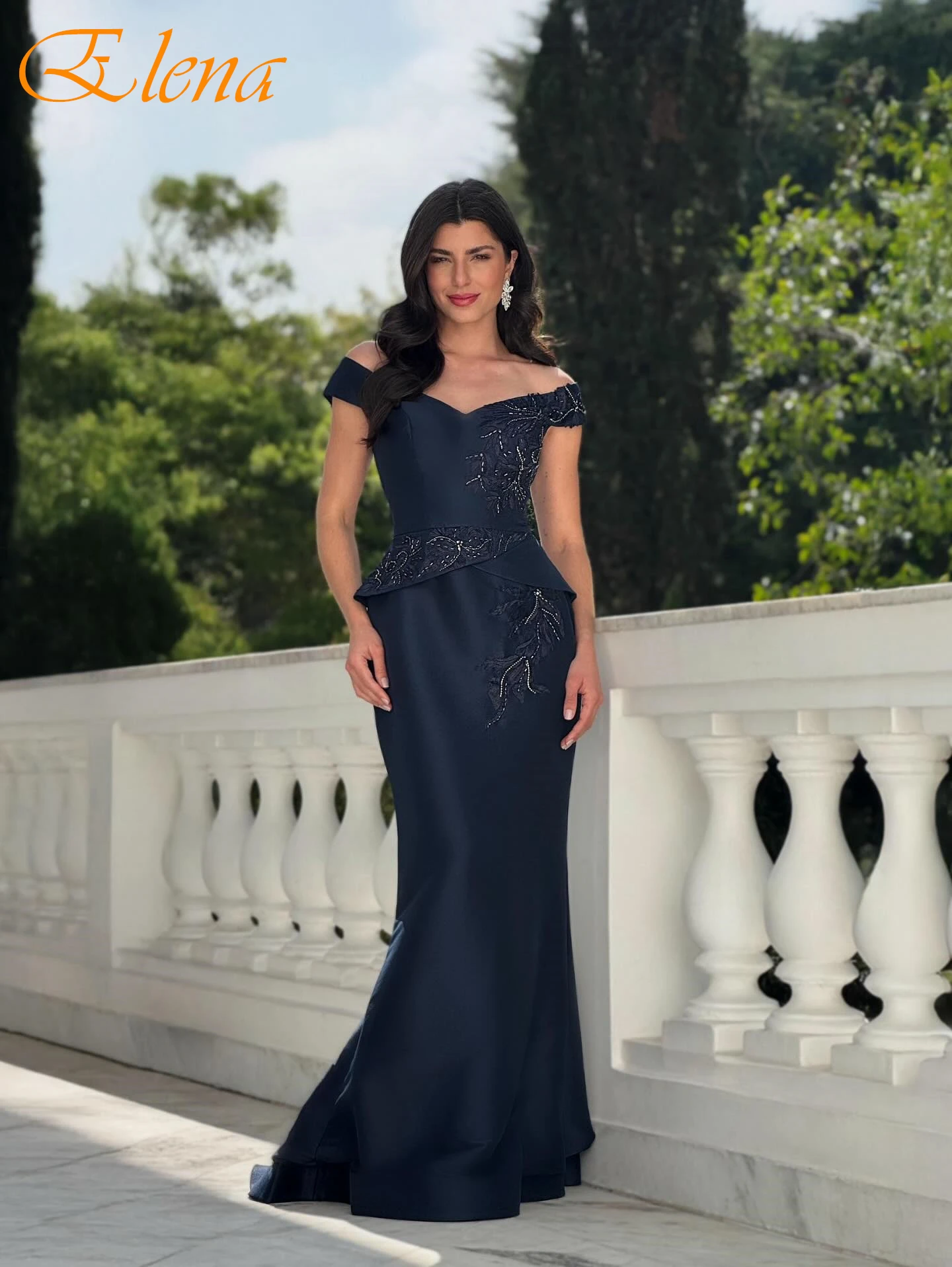 

Customized Mermaid Off the Shoulder Elegant Formal Evening Dress Delicate Bespoke Occasion Gowns High Quality Prom Dress