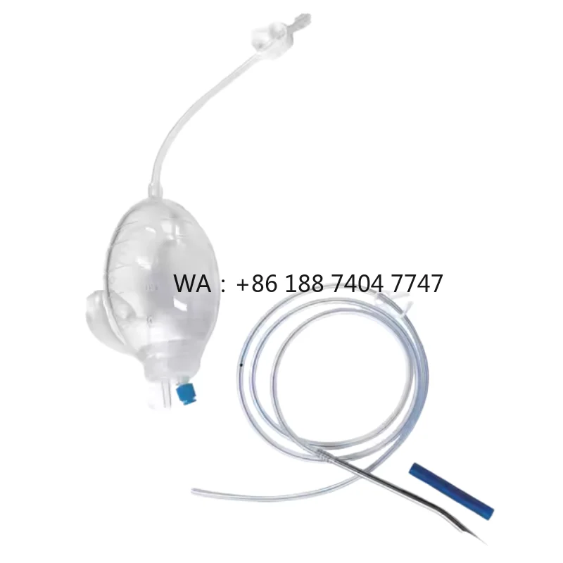 tube-de-drainage-de-type-croise-avec-trocar-pour-brulures-ulceres-et-sites-chirurgicaux-tube-de-drainage-a-pression-negative-jetable