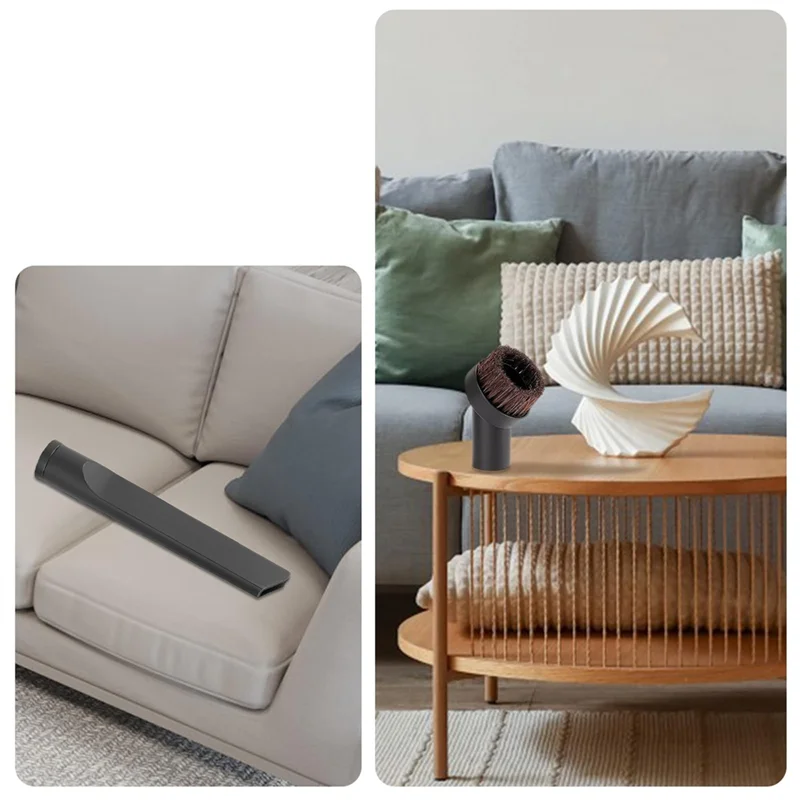 -ESTR Accessori per aspirapolvere, set di spazzole e ugelli per aspirapolvere per aspirapolvere con diametro di 32-35 mm