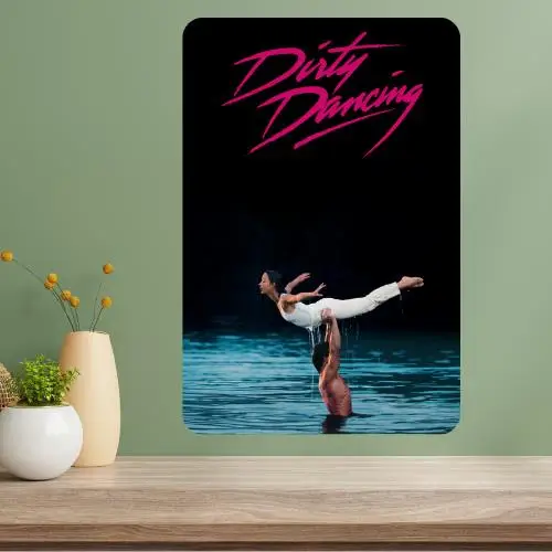Dirty Dancing Metal Movie Poster Sign